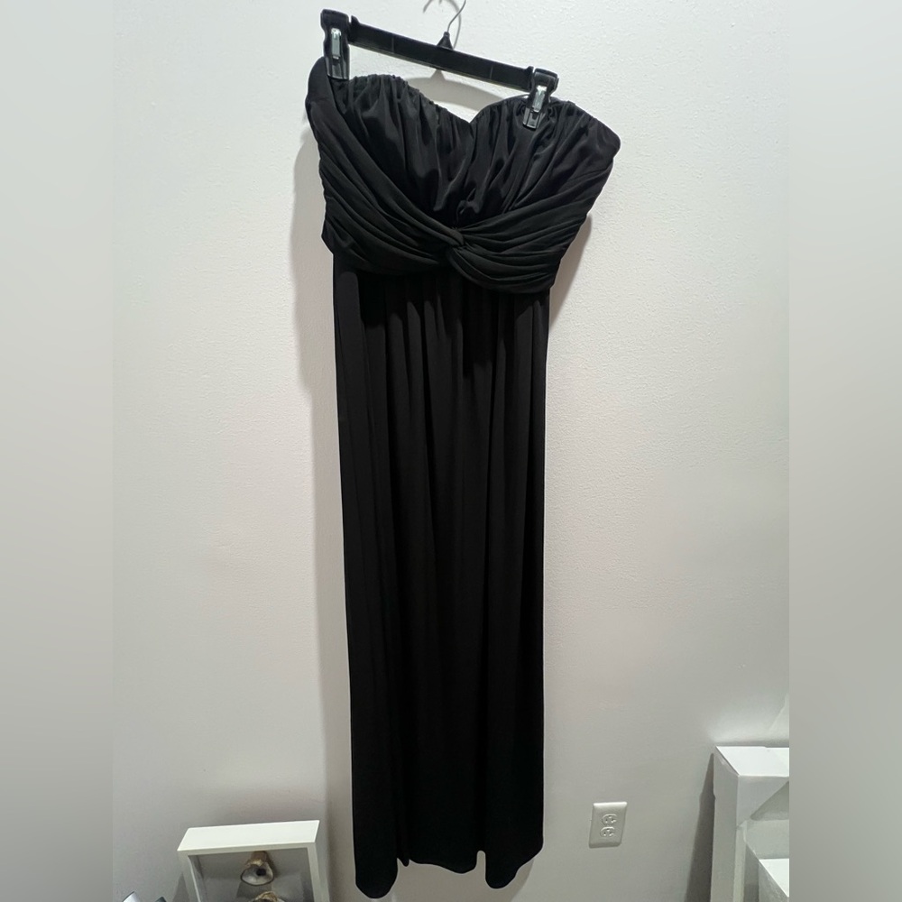 Jessica Simpson Strapless Black Dress